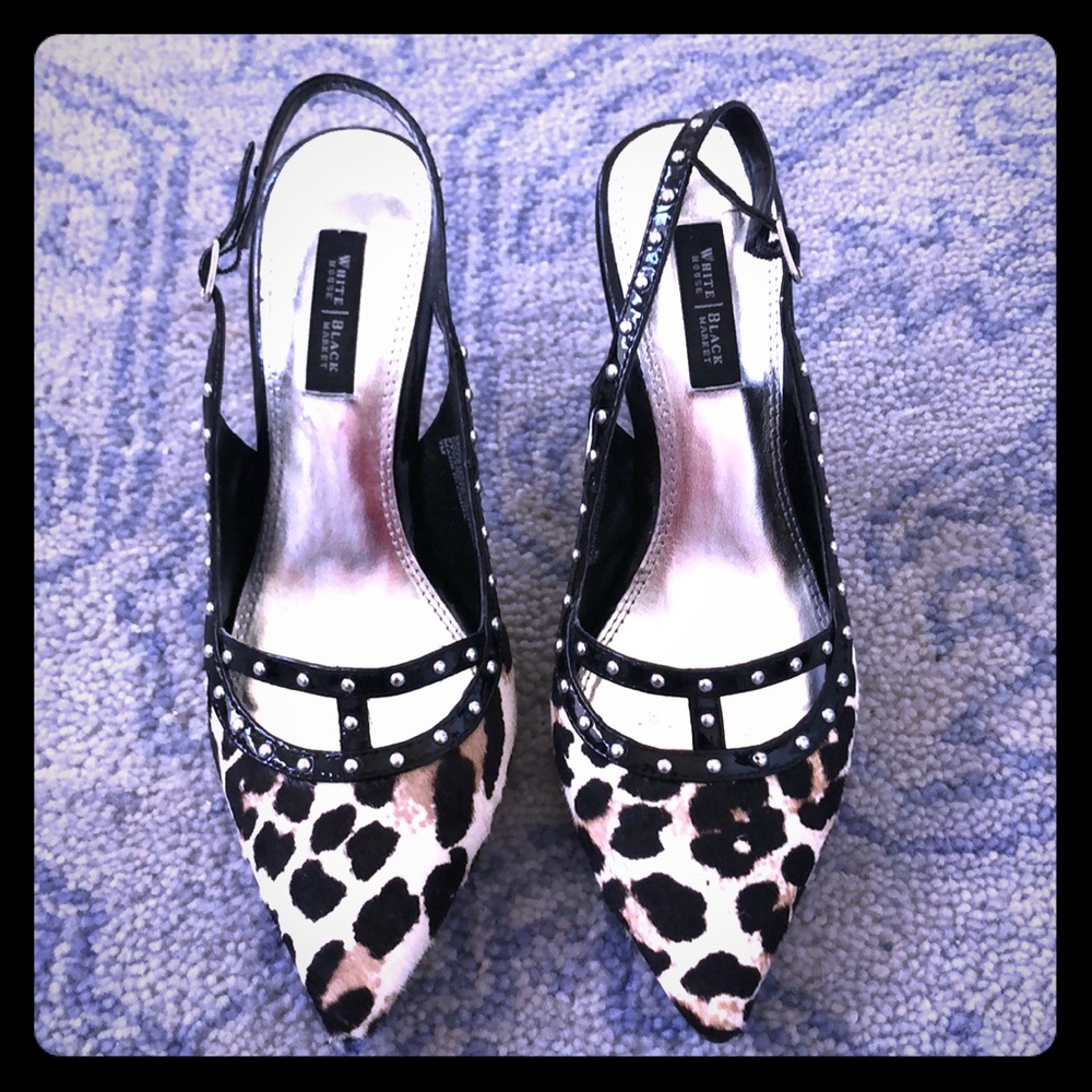 WHBM Animal Print Heels